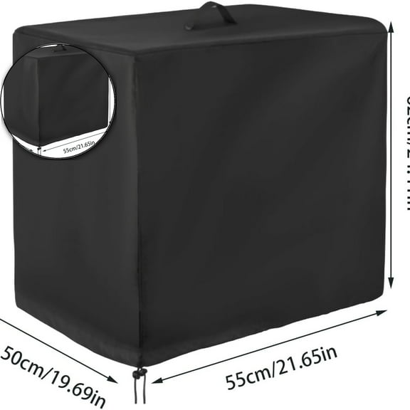 Dvruxg Cover for Air Compressor, Pool Sand Filter Cover Heavy Duty Oxford Cloth Cover for Clear Pump Filter, Waterproof and Adjustable