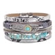 thumbnail image 3 of Pulsera Bohemia Envoltura en Pu Cuero con Detalles de Abalorios Broche Seguro para Mujer Hombre Diseño Moderno y Adecuado para, 3 of 9