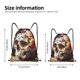 thumbnail image 2 of Fotbe Rose Floral Skull Bolsa Mochila con Cordón Estampada, Bolsa de Gimnasio Deportiva, Bolsa Cinch, Bolsa con Cordón para Hombres y Mujeres-Small, 2 of 6