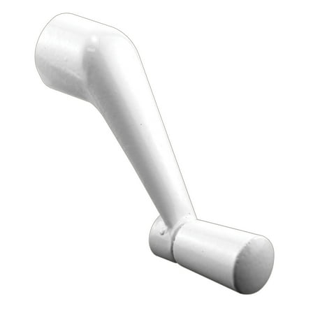 Prime-Line Painted White Zinc Swivel Operator Crank Handle For Universal