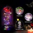 thumbnail image 3 of Artificial Flower Rose Light Gift In Glass Dome, Love Gifts Daughter Women Mom Gifts For Mothers Day,valentines Gifts, 3 of 5