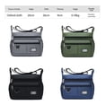 thumbnail image 3 of Men's Business Briefcase Large Capacity PU Leather Casual Laptop Bag Multi-Layer Messenger Shoulder Work Bag, 3 of 8