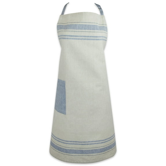 Nautical Blue French Stripe Chef Apron
