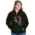 thumbnail image 3 of Vaporwave NASA Astronaut Space Jump Zip Up Hoodie Men's Women's Brisco Brands S, 3 of 6