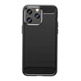 thumbnail image 1 of PANDACO Black Brushed Metal Case for iPhone 14 Pro Max, 1 of 4
