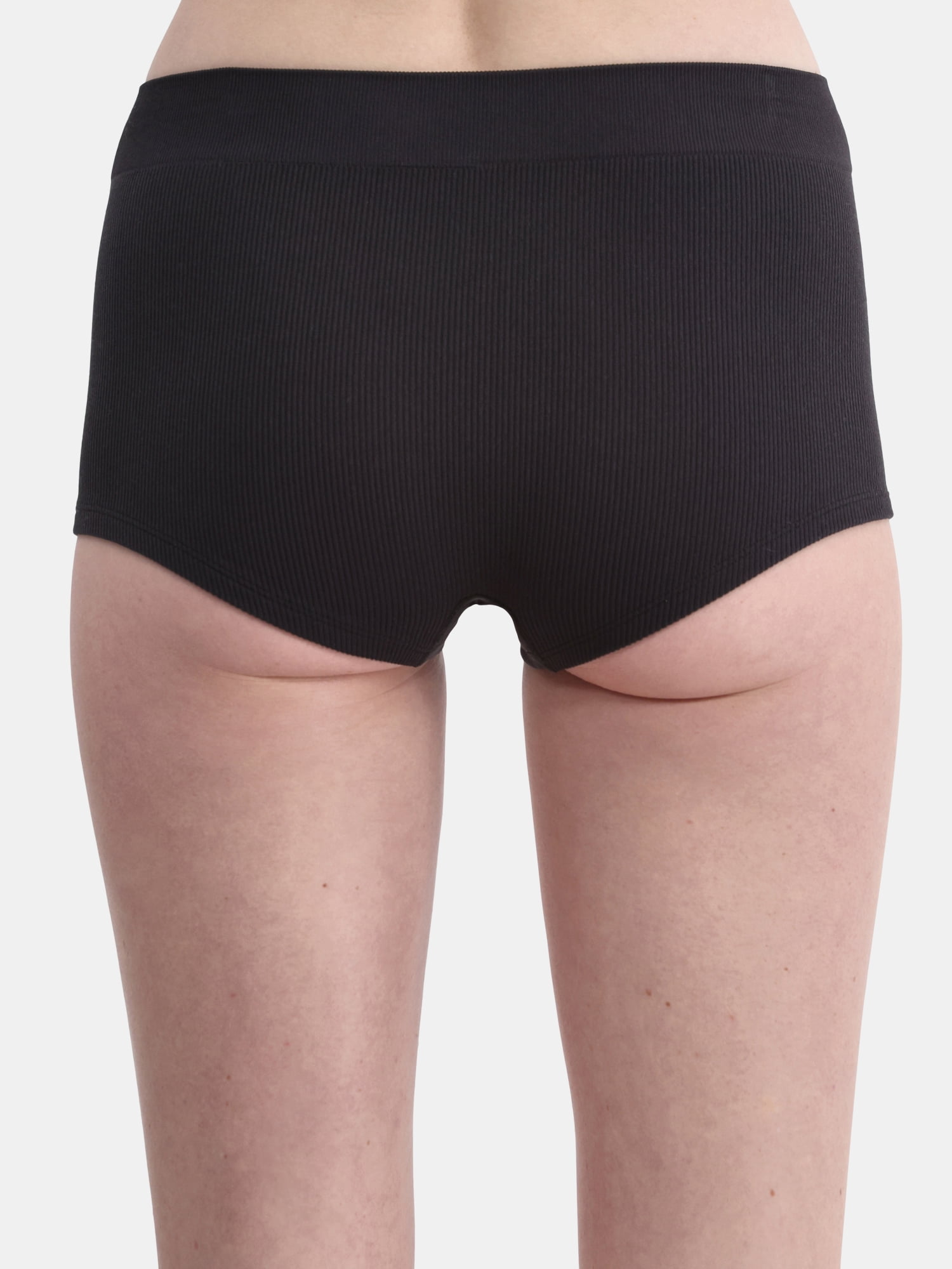 No Boundaries Seamless Boyshort Panties, Women's and Women's Plus