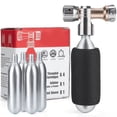thumbnail image 4 of Yimiti Bike Quick Inflator Head Nozzle Portable Pressure Lightweight Fast Inflation,Silver, 4 of 8