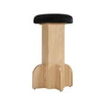 thumbnail image 6 of Meridian Furniture Wyatt Black Velvet Stool, 6 of 7