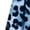 Blue, variant on Womens Leopard Print Knot Front Dress Casual Elegant Wrap Style Bodycon Midi Dress for Party Date