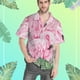 thumbnail image 3 of Camisas hawaianas para hombre, estilo flamenco, informales, de verano, de manga corta, Y2k, de gran tamaño, de alta calidad, ropa de calle, Harajuku, para playa, 3 of 4