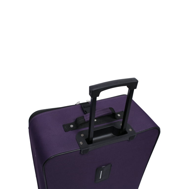 Protege 5 Piece Luggage Set, Includes Check and Carry-on Size, Purple 