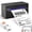 Black+paper, variant on 4x6 Thermal Labels,500 Sheets HKHKPI Direct Shipping Labels,Fanfold Commercial Grade 4x6 Thermal Paper Labels