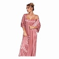 thumbnail image 4 of Conjunto de pijama de seda de simulación de manga larga para mujer, 4 of 7