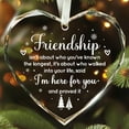 thumbnail image 1 of Adorno colgante de cristal SUCHAGIFT Friendship Bestie 8 cm, 1 of 7