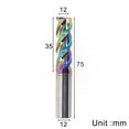 thumbnail image 1 of 1Pcs Hrc55 3 Flute Carbide End Mill Aluminum Cnc Milling Cutter Carbide 25, 1 of 10