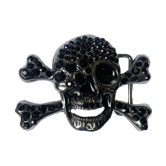 COMEET Belt Buckle, Vintage Halloween Skull Belt Buckle Metal Adult Teens Belt Buckle Replacement Craft Belt Buckle Supplies