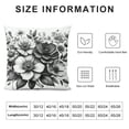 thumbnail image 5 of JRXY Roses Tulips，Throw Pillow Covers Vintage Floral with Victorian Bouquet of Flowers on Garden Delphinium Petunia Pillow Case 12x20 Inches 12x12in, 5 of 5