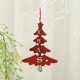 thumbnail image 3 of Decoración hogareña Gwong Decoración de Navidad Moda Ligero Ligero Pequeño Decoración de madera Árbol de Navidad Colgante Gadget Partido Gwong 21070807, 3 of 6