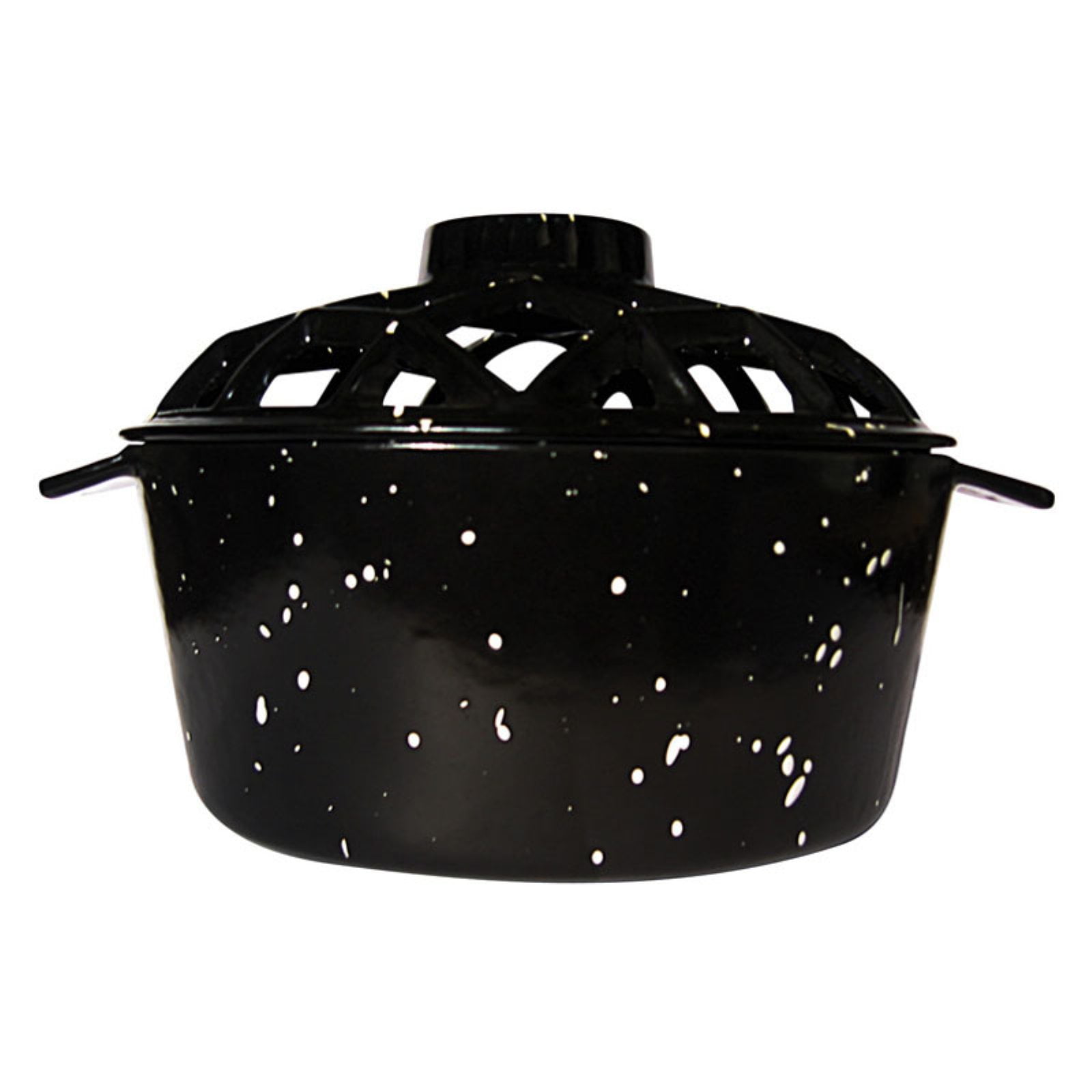 Uniflame Porcelain Coated Lattice Top Steamer