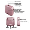 thumbnail image 4 of Mini Audio Voice Amplifier Megaphone Booster With Wired Microphone Loudspeaker Speaker MP3 Teachers Voice Amplifier ,Comfortable and Portable, 4 of 6