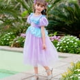 thumbnail image 2 of SUEE Girls Mermaid Princess Dress Ariel Costume Wedding Halloween Outfits, Size 3-9T, 2 of 6