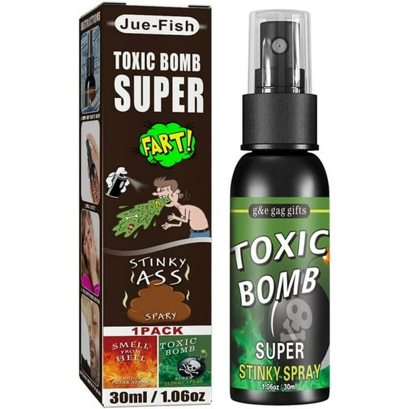 Fart Spray, Farting Prank Smelly Bottle Smell Bombe-Prank Stink Spray, Extra Strong Fart Spray That Smells of Stinkear, Non-Toxic, 32 ml