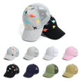 thumbnail image 6 of Kids Sun Hat Age 0-5Y Casual Dinosaur Printed Toddler Baseball Hat Sun Hat Adjustable (0-1 YEARS) BEIGE, 6 of 8