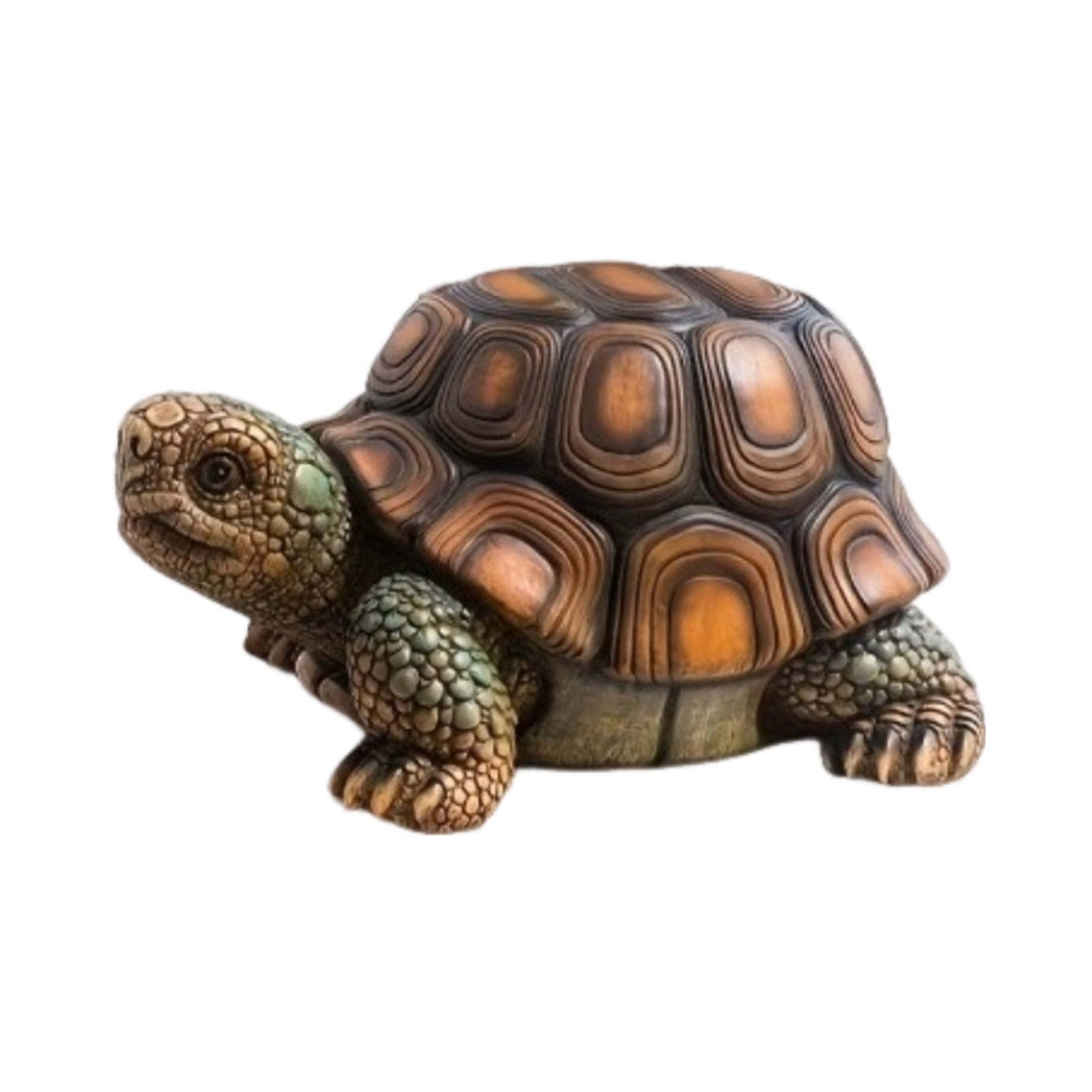 GDF Studio Small Turtle Resin Indoor/Outdoor Guardian Statue, Weather-Resistant Decor Figurine for Garden & Courtyard