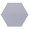 thumbnail image 1 of Lona para Tienda de Campaña Impermeable Azarxis, Hexagonal para Hamacas, Protección contra Lluvias Gris, 1 of 7