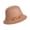 Khaki, variant on ZTGD Bowler Hat Bow Warm Autumn Winter Coldproof Dome Hat for Outdoor