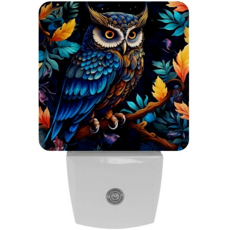 

Owl LED Square Night Lights - Stylish and Convenient Illumination for Any Space - Pack of 2