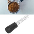 thumbnail image 3 of Distribution Tool,  Design Coffee Distribution Tool Compact Portable Ergonomic Handle Fixed Needle Easy Cleaning  for Cafe Black with ,Silver with ,Red with ,Blue with, 3 of 8