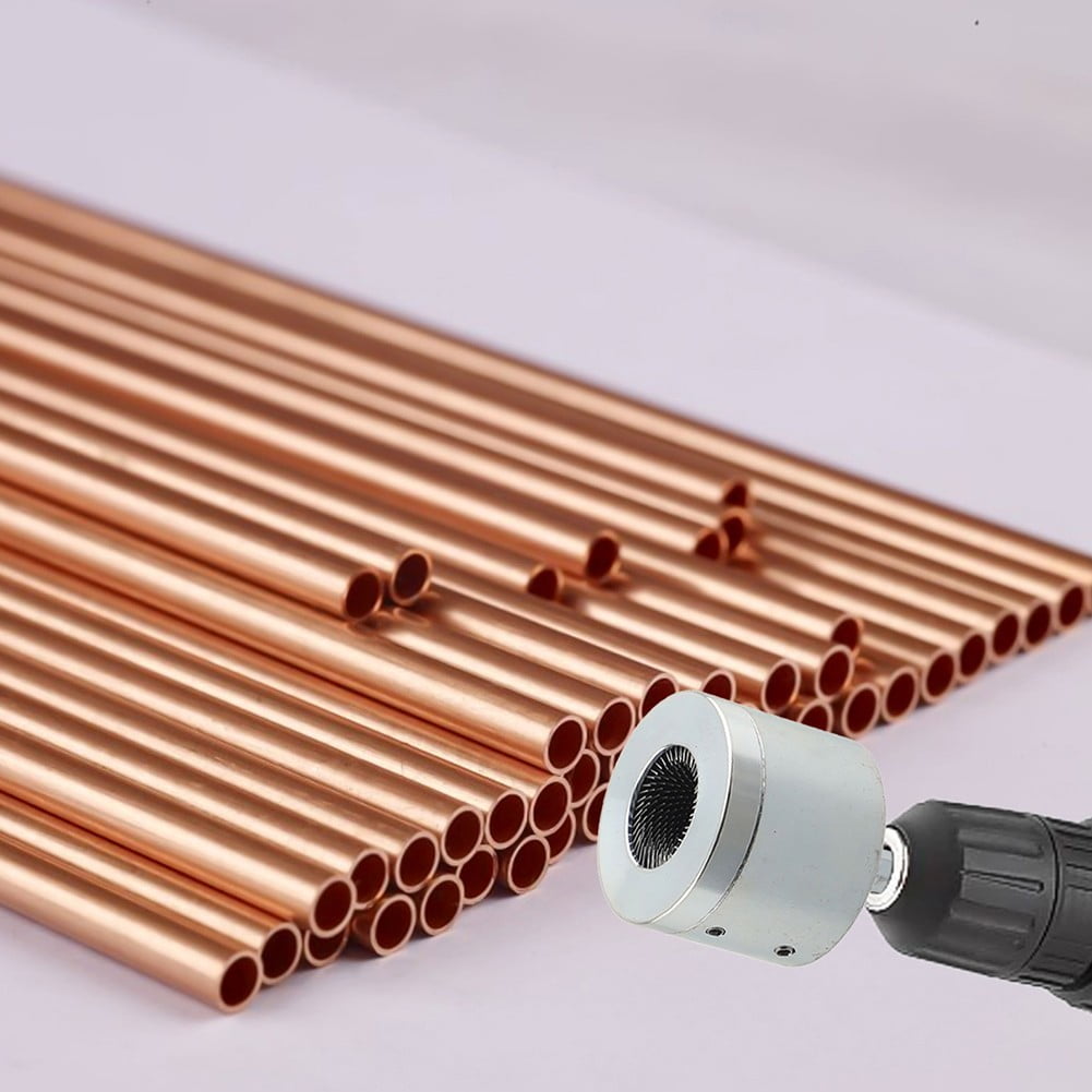2Pcs 15/22Mm New Metal Pipe Cleaner With 1 Replaceable Brushes Tube Cleaning Brush Tube Cleaning Brush for Power Drill 15Mm+22Mm Fangkenuo