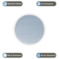 thumbnail image 5 of Round Pillow/Cushion Slip Cover 1000 D Waterproof - 100% UV & Weather Resistant Outdoor Pillow Covers - Customize with Logo/Text (40" Dia x 5" H, Sky Blue), 5 of 7