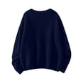 thumbnail image 3 of Women's Drop Shoulder Long Sleeve Cardigan Sweater Button Up Pocket Front Cardigans Lightweight Knit Tops Lightweight Cardigan for Women plus Size Comfy Knit Cardigan Wool Short Sweater Summer, 3 of 4