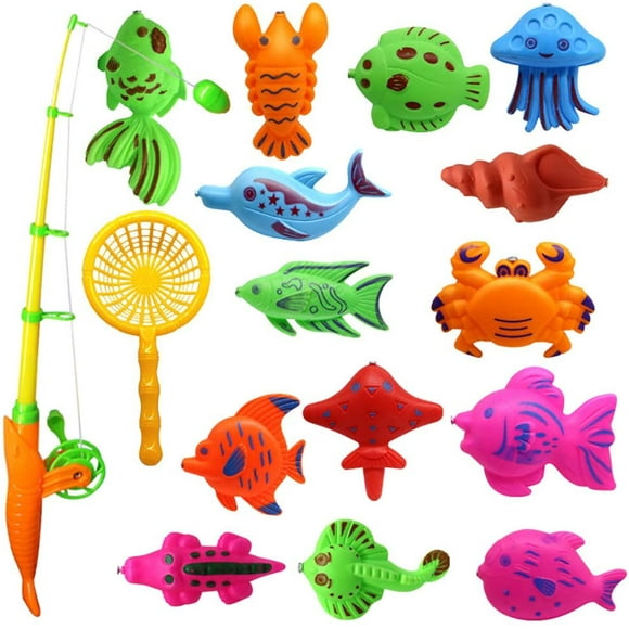 Fishing Toys Playset, Bathtub Bath Pool Toy Set For Water Table Ocean Sea Animals Fish Water Game Kids Pool Party Pool Toys Water Toys Set