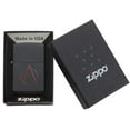 thumbnail image 2 of Zippo Black Matte Anarchy (20842), 2 of 3