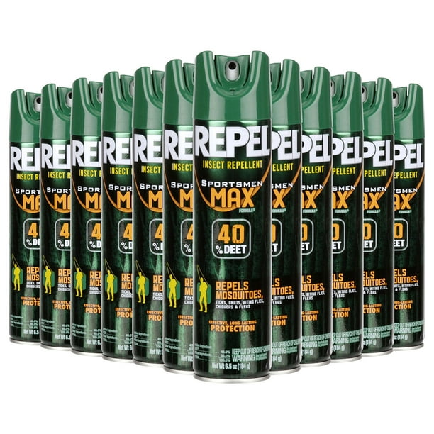 Repel Insect Repellent Sportsmen Max Formula 40 DEET, Aerosol, 6.5