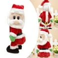 thumbnail image 5 of Christmas Decorations Christmas Electric Santa Claus Twerking Santa Claus Figurine Shaking Hips Walking Music Electric Dolls For Christmas Ornament Christmas Gifts on, 5 of 8