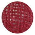 thumbnail image 6 of Decorative Round Red Jute Fabric Covered Buttons Sewing Scrapbooking Craft - Pack of 12 Pieces, 6 of 7