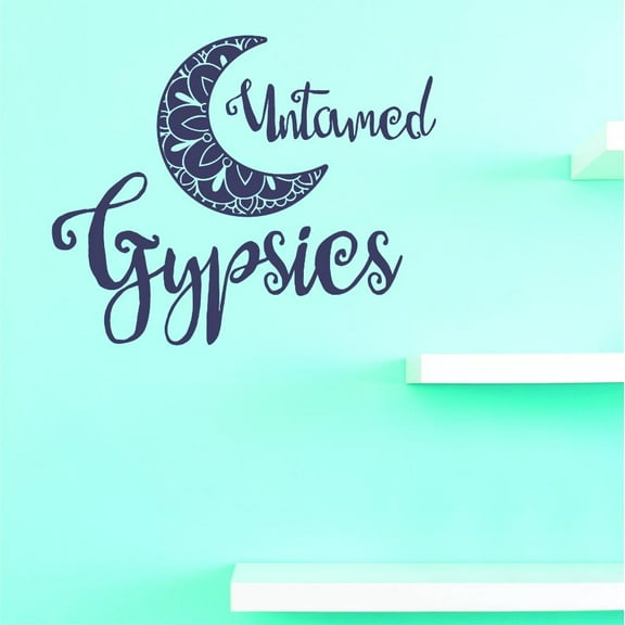 Custom Decals Untamed Gypsies Wall Art Size: 20 X 20 Inches Color: As Seen