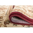 thumbnail image 5 of Transitional Area Rug (5'3'' Octagon) Border Red, Beige Indoor Octagon Easy to Clean, 5 of 5