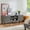 Gray, variant on Mid-Century Modern TV Stand for TVs up to 60", Wood Entertainment Center with Storage Cabinets and Open Shelves, Natural Oak