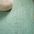 thumbnail image 6 of SAFAVIEH Natural Fiber Cebrail Geometric Area Rug, Aqua/Natural, 4' x 6' Oval, 6 of 11