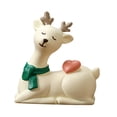 thumbnail image 4 of shamjina Christmas Tree Statue Santa Claus Table Decoration Christmas Gift Mini Christmas sitting deer, 4 of 8