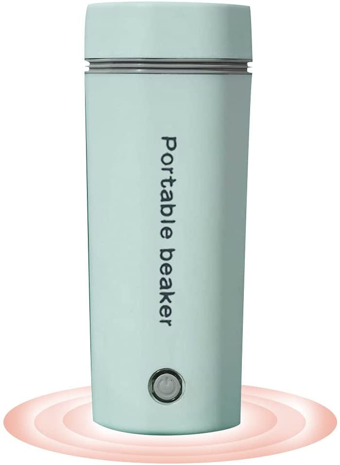 110V Electric Heated Travel Mug 350ML Smart Heating Water Bottle