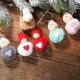 thumbnail image 2 of Adornos de coches Ángel de Navidad Bola de peluche colgante Mini muñeco de nieve Pe, 2 of 5