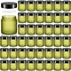 thumbnail image 1 of Frascos de vidrio Norme, 120 ml, 4 onzas, con tapas a prueba de fugas, 48 unidades, color verde guisante, 1 of 6