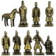 thumbnail image 1 of GOOHOCHY 1 conjunto de emperador creativo Qin Decoración de la estatua del hogar Retro Terracotta Warriors Figurine Colección, 1 of 7