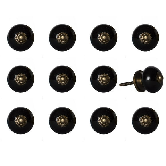 KNOB-IT VINTAGE HANDPAINTED CERAMIC KNOBS (12-Pack) KI1231